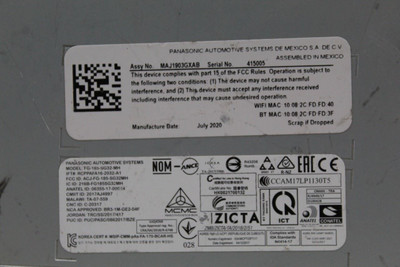 Chassis ECM Communication Voice Recognition Module Fits 18-20 FUSION 35848 LS7T14G370BBH high resolution2