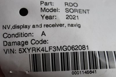 Audio Equipment Radio Display And Receiver 10.25" Screen Fits 21 SORENTO 35977 96560-R5700FHL high resolution2