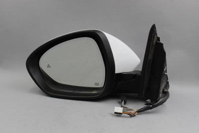 Driver Side White View Mirror Automatic Dimming 2018-2024 STELVIO OEM #37642 6MP08LXHAA, 6MP19TZZAA high resolution2