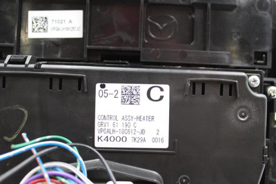 Temperature Control Control Fits 2017 MAZDA 6 OEM #35019 GRV161190C high resolution2