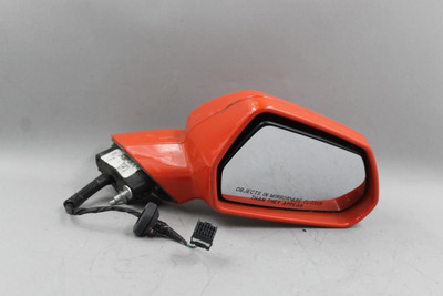 Right Passenger Side Orange Door Mirror Fits 2020-24 CHEVROLET CAMARO OEM #45506 84639832, 15951931, 84788172