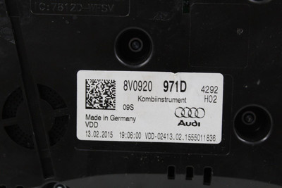 Speedometer 41K Miles Convertible MPH Fits 2015-2018 AUDI A3 OEM #34329 8V0920971D high resolution2