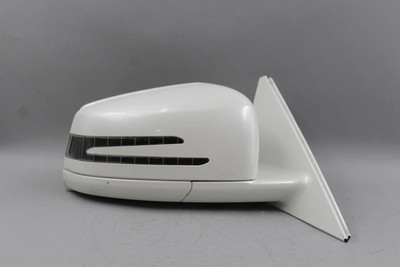 Right Passenger Side White Door Mirror 221 Type 2010-13 MERCEDES S550 OEM #45511 2128100621, 2218101276, 2128100115, 2128101064