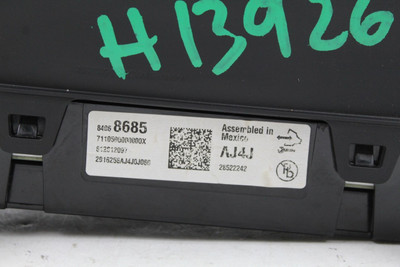 Speedometer 142K Miles MPH US Market Fits 2017 CHEVROLET SILVRDO 1500 OEM #34476 84068685 high resolution2