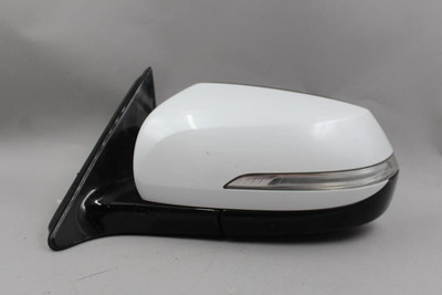 Left Driver Side White Door Mirror Power Fits 2017-2020 GENESIS G80 OEM #45602 87610B1730, 87610B1730