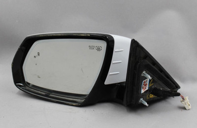 Left Driver Side White Door Mirror Power Fits 2017-2020 GENESIS G80 OEM #45602 87610B1730, 87610B1730