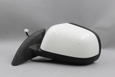Left Driver Side White Door Mirror Power Heated 2013-2017 NISSAN LEAF OEM #45610 963741HK5B, 963024NC0C