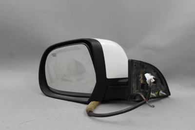 Left Driver Side White Door Mirror Power Heated 2013-2017 NISSAN LEAF OEM #45610 963741HK5B, 963024NC0C