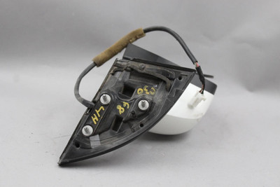 Left Driver Side White Door Mirror Power Heated 2013-2017 NISSAN LEAF OEM #45610 963741HK5B, 963024NC0C