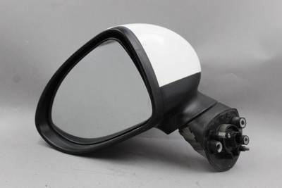 Left Driver Side White Door Mirror Power Heated Fits 2012-2014 KIA RIO OEM 45607 876101W150