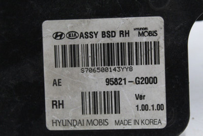 Passenger Camera/Projector Radar Unit Rear Fits 2017-22 HYUNDAI IONIQ OEM #45473 99150G2000, 99150G2000