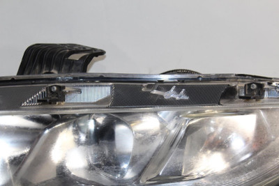 Left Driver Headlight Halogen Turbo Fits 2016-2020 HONDA CIVIC OEM #33656 33150-TGG-A010-M1 high resolution2