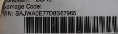 Audio Equipment Radio Receiver Am-fm-cd 600W Fits 2012-2013 JAGUAR XF OEM #33389 50645928