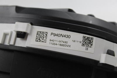 Speedometer Sedan 3.50" Display Screen Fits 2019-2021 KIA FORTE OEM #34068 94011-M7430 high resolution2