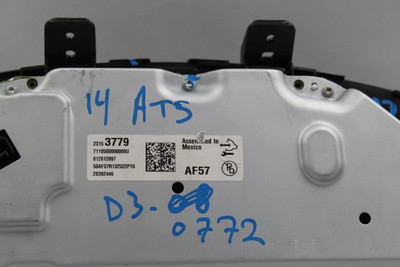 Speedometer Cluster 39K With Head-up Display Fits 2014 CADILLAC ATS OEM #33642 23153779 high resolution2