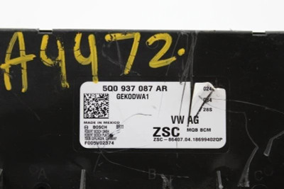 Chassis ECM Body Control BCM Behind Dash Fits 2019-20 VOLKSWAGEN GOLF OEM #45704 5Q0937087AR