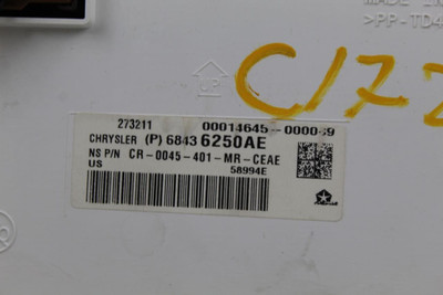 Speedometer 65K Miles MPH Fits 2021 CHRYSLER PACIFICA OEM #33310 68436250AE high resolution2