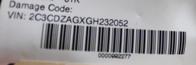 Speedometer Cluster 61K Miles 160 MPH Fits 2016 DODGE CHALLENGER OEM #32222 68281032AC high resolution2