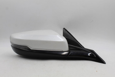 Right Passenger Side White Door Mirror Power Fits 15-19 CADILLAC CTS OEM #45770 23177522