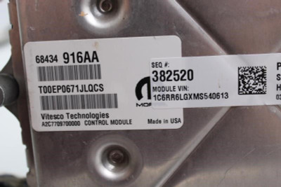 Engine ECU ECM Electronic Control Module Fits 2021 DODGE RAM 1500 NEW OEM #32508 68434916AA high resolution2