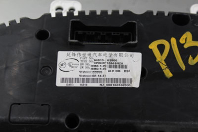 Speedometer 68K Miles Hev 4.2" Display Fits 2017 HYUNDAI IONIQ OEM #32417 94013-G2600 high resolution2