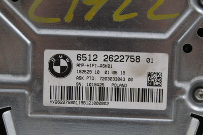Audio Equipment Radio Amplifier Hifi Audio System Fits 16-22 BMW X1 38750 65122622758 high resolution2