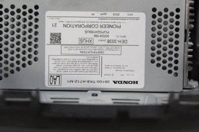 Audio Equipment Radio Receiver Assembly LX Fits 2014-17 HONDA ODYSSEY OEM #31208 39100-TK8-A712-M1 high resolution2