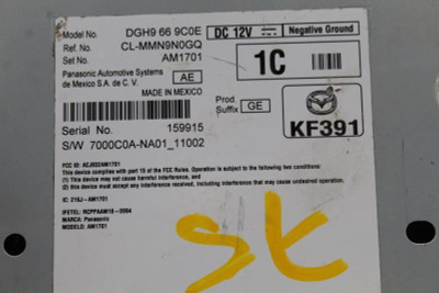 Audio Equipment Radio Receiver Fits 2020-2021 MAZDA CX-30 OEM #33000 DGH9669C0E high resolution2