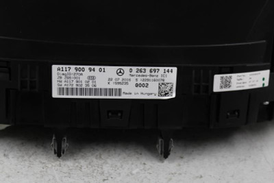 Speedometer 125K Miles 117 Type CLA250 Fits 2017 MERCEDES CLA-CLASS OEM #32755 A1179009401 high resolution2