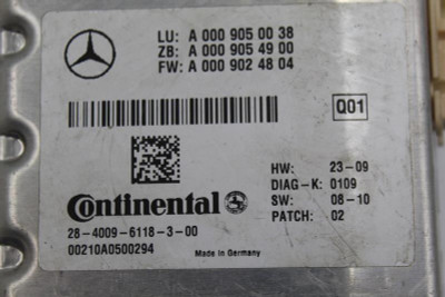 Camera/Projector 216 Type Camera Fits 2011-2012 MERCEDES S550 OEM #30037 A0009050038 high resolution2