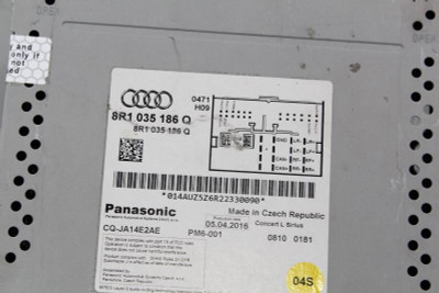 Audio Equipment Radio Dash Fits 2011-2017 AUDI A5 OEM #30983 8R1035186Q high resolution2