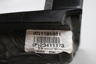 Right Passenger Side Black Door Mirror Fits 2018-20 CHEVROLET IMPALA OEM #45856 22997386, 84315882