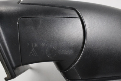 Left Driver Side View White Door Mirror Power Fits 2007-2013 BMW X5 OEM #45874 51167174987, 51167180725, 51167179641