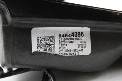 Left Driver Side Gray Door Mirror Power Fits 18-19 CHEVROLET TRAVERSE OEM #45883 84291832, 84498306