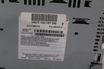 Audio Equipment Radio Receiver Am-fm-cd Fits 2017 FORD MUSTANG OEM #30845 HR3T-19C107-DB high resolution2