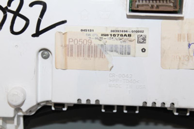 Speedometer Cluster 125K Miles Laredo MPH Fits 14 JEEP GRAND CHEROKEE OEM #30621 05091678AB high resolution2