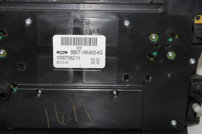 Audio Equipment Radio Control Panel Manual AC 2011-2013 FORD EXPLORER OEM #30600 BB5T-18A802-AG high resolution2