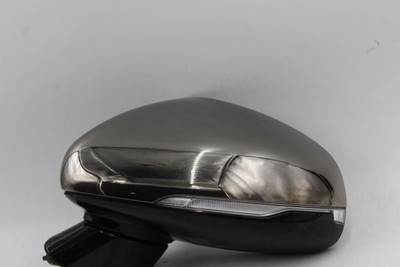 Left Driver Side Black Chrome Door Mirror Fits 2018-2021 KIA STINGER OEM #45975 87620J5540DCH, 87620J5540DCH