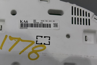 Speedometer Cluster 33K Miles MPH EX Fits 2014-2017 HONDA ODYSSEY OEM #30618 78100-TK8-A611-M1 high resolution2