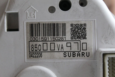 Speedometer US Market Fits 2017-2018 SUBARU WRX OEM #38683 85000VA970 high resolution2