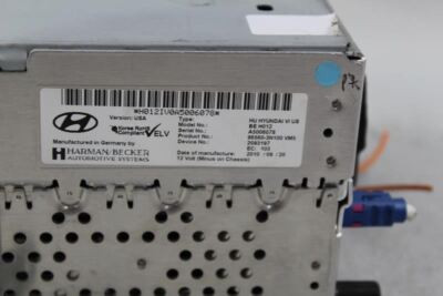 Audio Equipment Radio Receiver Fits 2011-2013 HYUNDAI EQUUS OEM #32714 96560-3N100