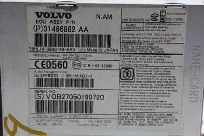 Audio Equipment Radio Receiver Fits 2016-2018 VOLVO S60 OEM #46045 360030142, 36003014