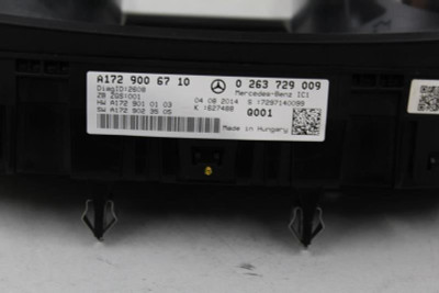 Speedometer 85K 172 Type Cluster MPH Base Fits 2015 MERCEDES SLK250 OEM #32534 A1729006710 high resolution2