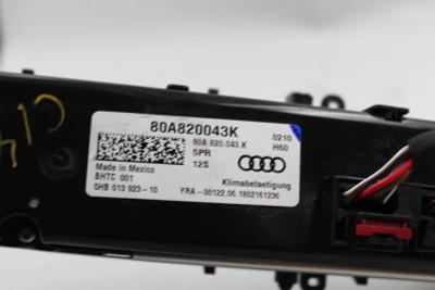 Temperature Control AC Plus Opt 9AQ Front Fits 2017-2019 AUDI Q5 OEM #31501 80A820043K high resolution2
