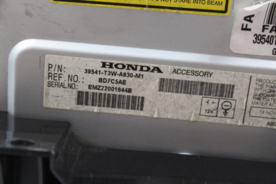 Audio Equipment Radio Receiver And Face Panel Hybrid Fits 14-15 ACCORD 38382 39541-T3W-A930-M1 high resolution2