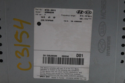 Audio Equipment Radio Receiver US Market Fits 2017-2019 KIA NIRO OEM #46172 96160G5010, 96160G5010