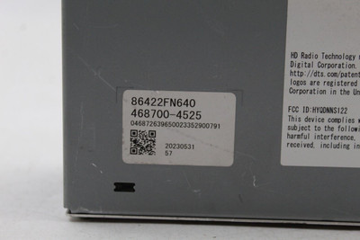 Audio Equipment Radio Receiver US Market Fits 2024 SUBARU CROSSTREK OEM #46191 86422FN640, 86422FN640
