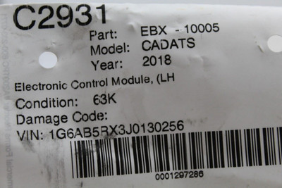 Engine ECU ECM Electronic Control Module 2.5L Fits 17-22 CADILLAC ATS OEM #46197