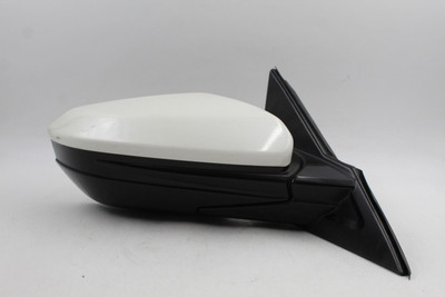 Right Passenger Side White Door Mirror Power Fits 2017-18 HONDA CIVIC OEM #46308 76208TGG305, 76201TBAA11ZF, 76208TGG305