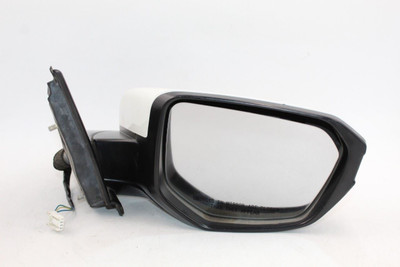 Right Passenger Side White Door Mirror Power Fits 2017-18 HONDA CIVIC OEM #46308 76208TGG305, 76201TBAA11ZF, 76208TGG305